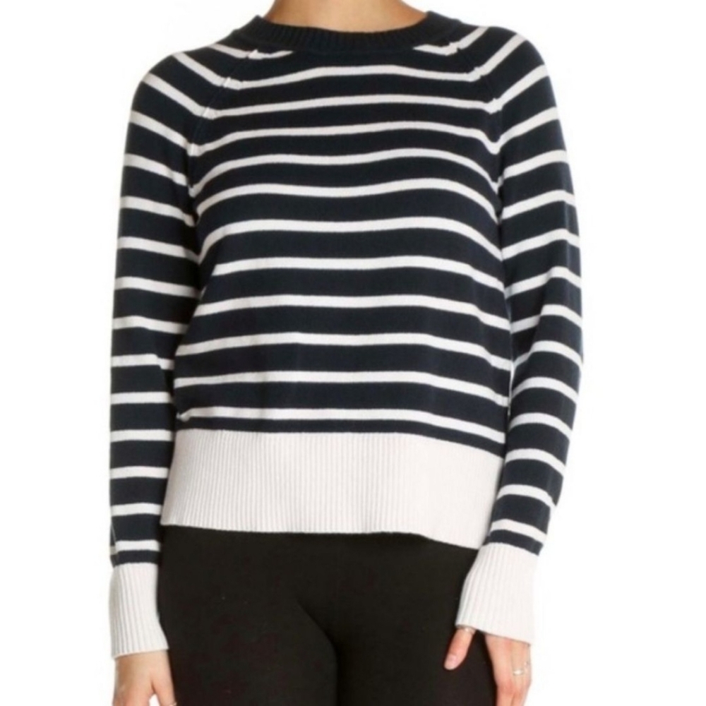 Banana Republic Cotton Striped Knit Sweater